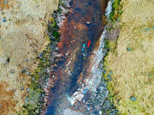glen etive aerial photography of two person's riding on kayak on river at daytime ballachulish